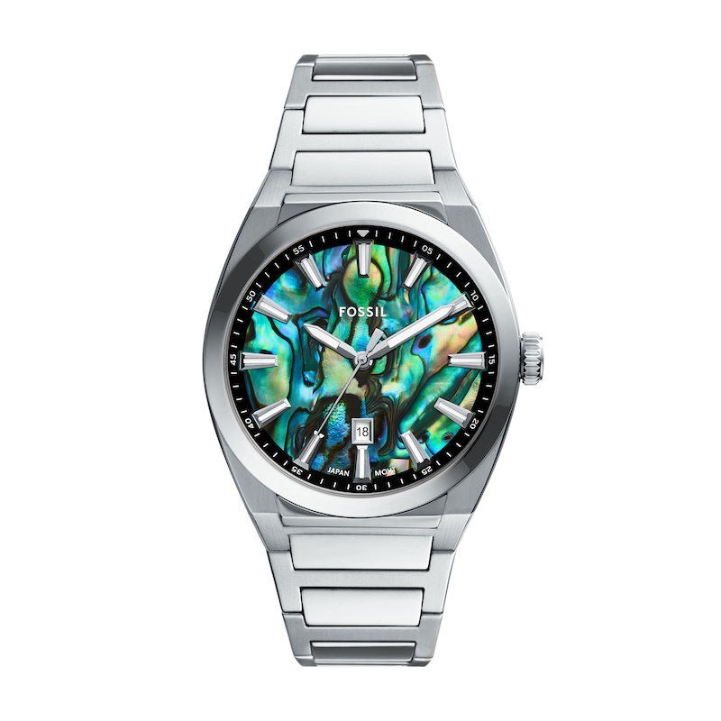 Main Image 1 of Men's Fossil Everett Watch with Abalone Dial (Model: FS6114)