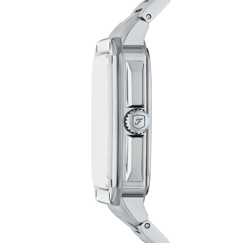 Main Image 3 of Men's Fossil Crosby Watch with Rectangular Blue Dial (Model: FS6121)