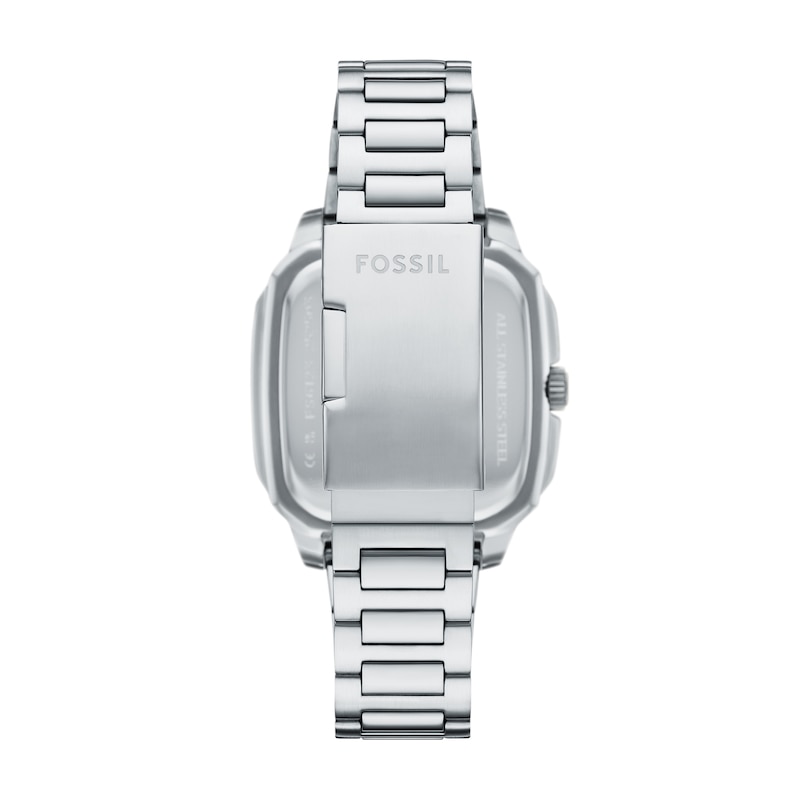 Main Image 2 of Men's Fossil Crosby Watch with Rectangular Black Dial (Model: FS6122)