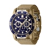 Thumbnail Image 1 of Men's Invicta Pro Diver Atlas Gold-Tone IP Mesh Bracelet Chronograph Watch with Blue Dial (Model: 47239)