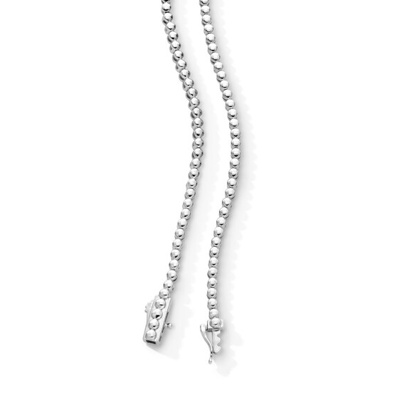 1 CT. T.w. Certified Lab-Grown Diamond Tennis Necklace in Sterling Silver (F/Vs2)