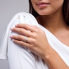 Thumbnail Image 2 of 2-1/3 CT. T.W. Princess-Cut Certified Lab-Grown Diamond Leaf-Sides Engagement Ring in 14K Gold (F/VS2)
