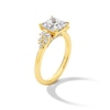 Thumbnail Image 3 of 2-1/3 CT. T.W. Princess-Cut Certified Lab-Grown Diamond Leaf-Sides Engagement Ring in 14K Gold (F/VS2)