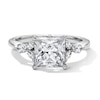 Thumbnail Image 1 of 2-1/2 CT. T.W. Princess-Cut Certified Lab-Grown Diamond Tri-Sides Engagement Ring in 14K White Gold (F/VS2)