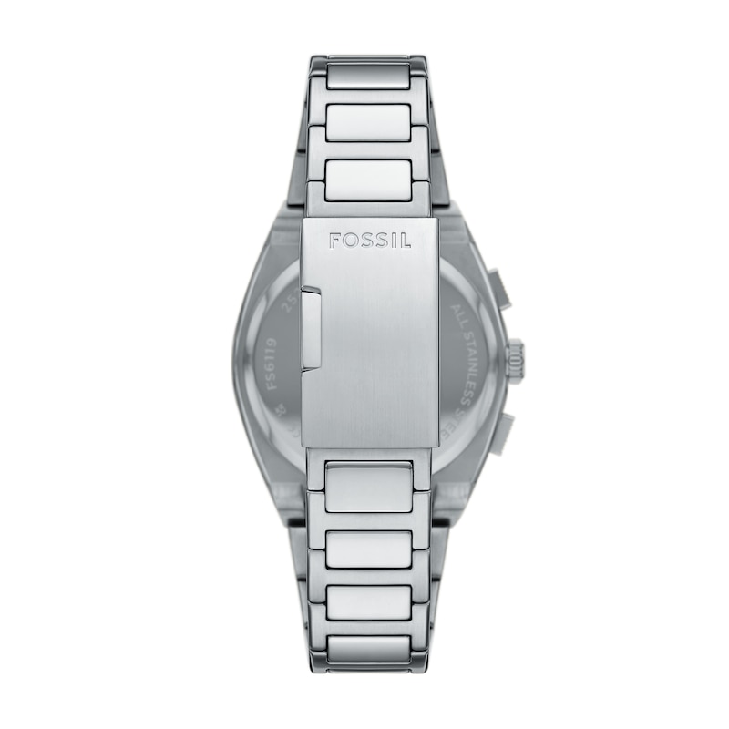 Main Image 2 of Men's Fossil Everett Chronograph Watch with Textured Blue Dial (Model: FS6117)
