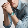 Thumbnail Image 4 of Men's Fossil Everett Chronograph Watch with Textured Blue Dial (Model: FS6117)