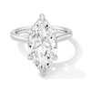 Thumbnail Image 1 of 6 CT. Marquise-Cut Certified Lab-Grown Diamond Solitaire Engagement Ring in 14K White Gold (F/VS2)