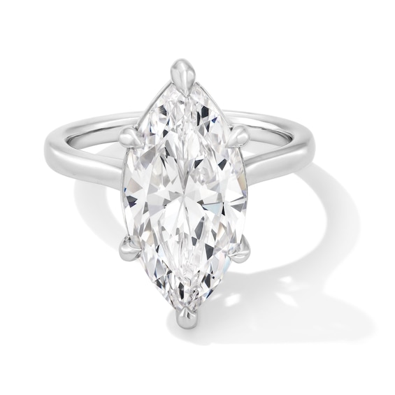 6 CT. Marquise-Cut Certified Lab-Grown Diamond Solitaire Engagement Ring in 14K Gold (F/Vs2