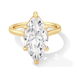 6 CT. Marquise-Cut Certified Lab-Grown Diamond Solitaire Engagement Ring in 14K Gold (F/VS2)