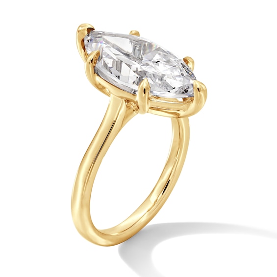6 CT. Marquise-Cut Certified Lab-Grown Diamond Solitaire Engagement Ring in 14K Gold (F/Vs2)