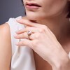 Thumbnail Image 2 of 3-5/8 CT. T.W. Pear-Shaped Certified Lab-Grown Diamond Frame Split Shank Engagement Ring in 14K Gold (F/VS2)