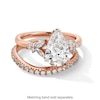 Thumbnail Image 3 of Vera Wang Love Collection 2-3/8 CT. T.W. Pear Certified Lab-Grown Diamond Ring in 14K Rose Gold (F/VS2)