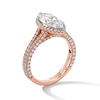 Thumbnail Image 2 of Vera Wang Love Collection 3 CT. T.W. Marquise-Cut Certified Lab-Grown Diamond Engagement Ring in 14K Rose Gold (F/VS2)