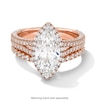 Thumbnail Image 4 of Vera Wang Love Collection 3 CT. T.W. Marquise-Cut Certified Lab-Grown Diamond Engagement Ring in 14K Rose Gold (F/VS2)