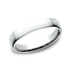 Thumbnail Image 1 of 4.5mm Comfort-Fit Euro Engravable Wedding Band in 10K White Gold (1-2 Lines)