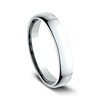 Thumbnail Image 2 of 4.5mm Comfort-Fit Euro Engravable Wedding Band in 10K White Gold (1-2 Lines)