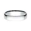 Thumbnail Image 3 of 4.5mm Comfort-Fit Euro Engravable Wedding Band in 10K White Gold (1-2 Lines)
