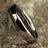 Thumbnail Image 4 of 4.5mm Comfort-Fit Euro Engravable Wedding Band in 10K White Gold (1-2 Lines)