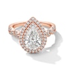 Thumbnail Image 1 of Vera Wang Love Collection 2-1/4 CT. T.W. Pear Certified Lab-Grown Diamond Ring in 14K Rose Gold (F/VS2)
