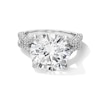 Thumbnail Image 1 of 9 CT. T.W. Certified Lab-Grown Diamond Hidden Frame Engagement Ring in 14K White Gold (F/VS2)