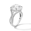 Thumbnail Image 3 of 9 CT. T.W. Certified Lab-Grown Diamond Hidden Frame Engagement Ring in 14K White Gold (F/VS2)