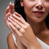 Thumbnail Image 2 of 6.45 CT. T.W. Radiant-Cut Certified Lab-Grown Diamond Frame Engagement Ring in 14K Gold (F/VS2)