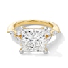 Thumbnail Image 1 of 7 CT. T.W. Princess-Cut Certified Lab-Grown Diamond Tri-Sides Engagement Ring in 14K Gold (F/VS2)