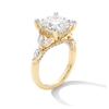 Thumbnail Image 3 of 7 CT. T.W. Princess-Cut Certified Lab-Grown Diamond Tri-Sides Engagement Ring in 14K Gold (F/VS2)