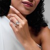 Thumbnail Image 2 of 8.45 CT. T.W. Oval Certified Lab-Grown Diamond Engagement Hidden Frame Ring in 14K White Gold (F/VS2)