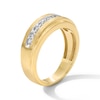 Thumbnail Image 3 of 1/2 CT. T.W. Diamond Nine Stone Stepped Edge Band in 10K Gold