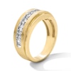 Thumbnail Image 2 of 1 CT. T.W. Diamond Nine Stone Stepped Edge Band in 10K Gold