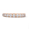 Thumbnail Image 1 of 1 CT. T.W. Certified Lab-Grown Diamond Anniversary Band in 14K Rose Gold (F/VS2)