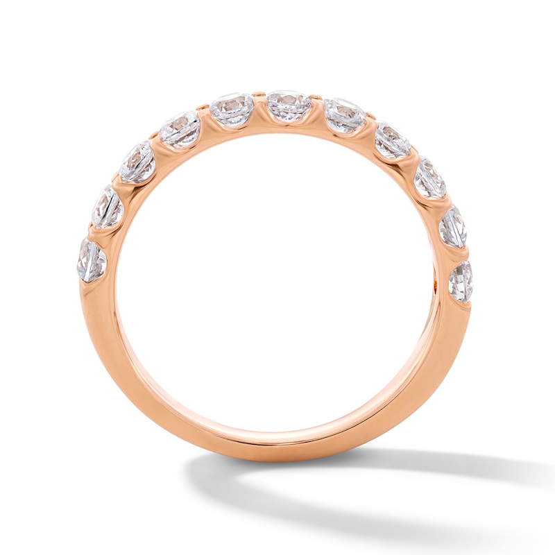 Main Image 2 of 1 CT. T.W. Certified Lab-Grown Diamond Anniversary Band in 14K Rose Gold (F/VS2)