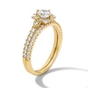 Thumbnail Image 3 of 1 CT. T.W. Certified Lab-Grown Diamond Cushion Frame Bridal Set in 14K Gold (F/VS2)