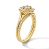 Thumbnail Image 3 of 5/8 CT. T.W. Certified Lab-Grown Diamond Frame Vintage-Style Bridal Set in 14K Gold (F/VS2)