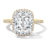 Thumbnail Image 1 of 4-5/8 CT. T.W. Elongated Cushion-Cut Certified Lab-Grown Diamond Frame Bridal Set in 14K Gold (F/VS2)