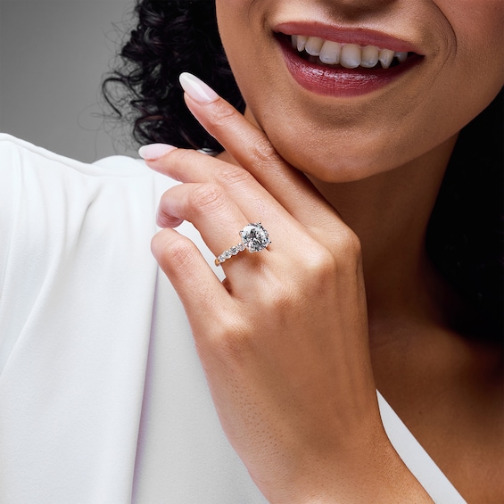 7 CT. T.w. Certified Lab-Grown Diamond Engagement Ring in 14K Gold (F/Vs2)