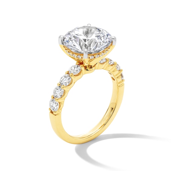 7 CT. T.w. Certified Lab-Grown Diamond Engagement Ring in 14K Gold (F/Vs2)