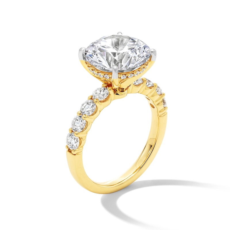Main Image 3 of 7 CT. T.W. Certified Lab-Grown Diamond Engagement Ring in 14K Gold (F/VS2)