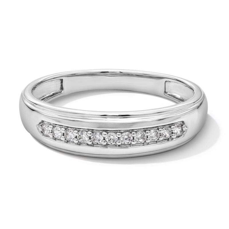 Main Image 4 of 1 CT. T.W. Marquise-Cut Certified Lab-Grown Diamond Frame Wedding Ensemble in 10K White Gold (F/SI2)