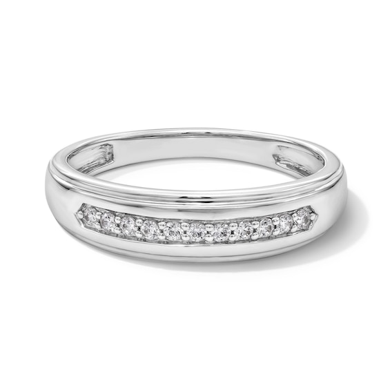 1 CT. T.w. Oval Certified Lab-Grown Diamond Frame Wedding Ensemble in 10K White Gold (F/Si2)