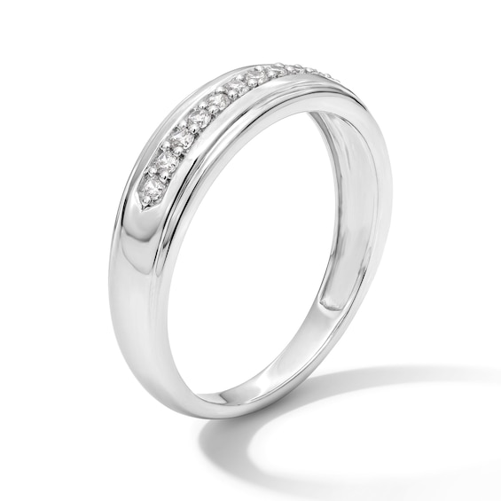 1 CT. T.w. Certified Lab-Grown Diamond Cushion Frame Wedding Ensemble in 10K White Gold (F/Si2)