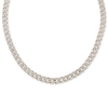 Thumbnail Image 2 of 1-3/4 CT. T.W. Diamond Curb Chain Necklace in Hollow 10K Gold - 20”