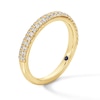 Thumbnail Image 3 of Vera Wang Love Collection 3/8 CT. T.W. Diamond Double Row Band in 14K Gold