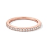 Thumbnail Image 1 of Vera Wang Love Collection 1/4 CT. T.W. Diamond Band in 14K Rose Gold
