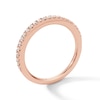 Thumbnail Image 3 of Vera Wang Love Collection 1/4 CT. T.W. Diamond Band in 14K Rose Gold