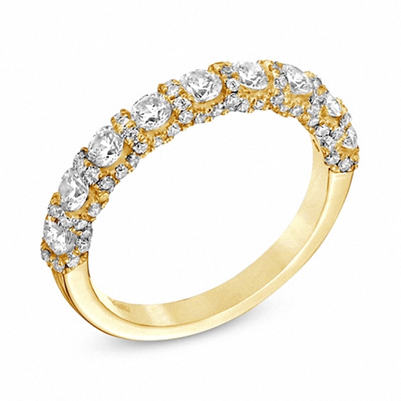 Vera Wang Love Collection 1-1/4 CT. T.w. Diamond Band in 14K Gold