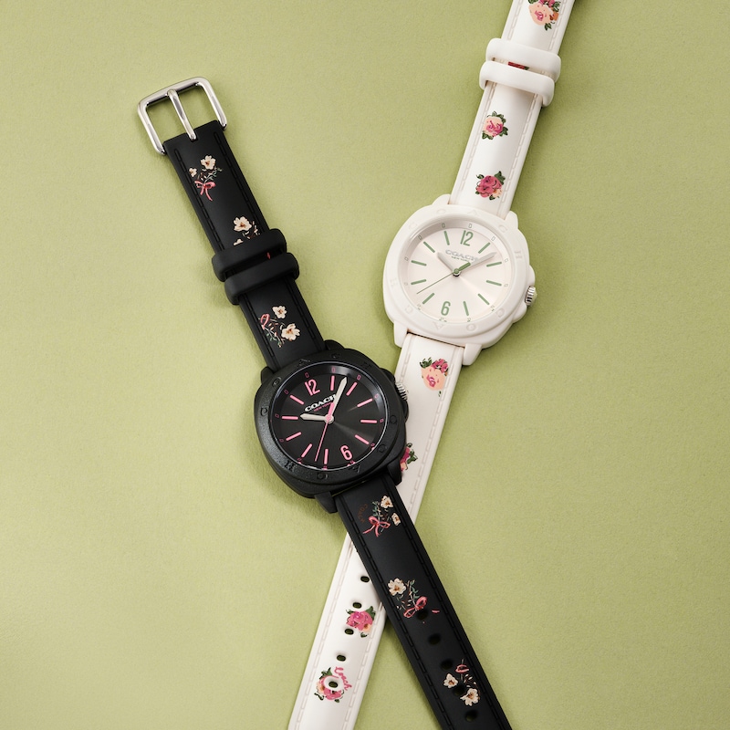 Main Image 6 of Ladies’ Coach Kitt Chalk Resin Analog Watch with White Dial (Model: 14504473)