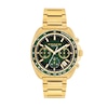 Thumbnail Image 1 of Men's Coach Charter Chronograph Gold-Tone IP Stainless Steel Watch with Green Tonneau Dial (Model: 14602738)