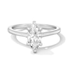 Thumbnail Image 1 of 1 CT. Marquise-Cut Certified Lab-Grown Diamond Solitaire Engagement Ring in 14K White Gold (F/VS2)